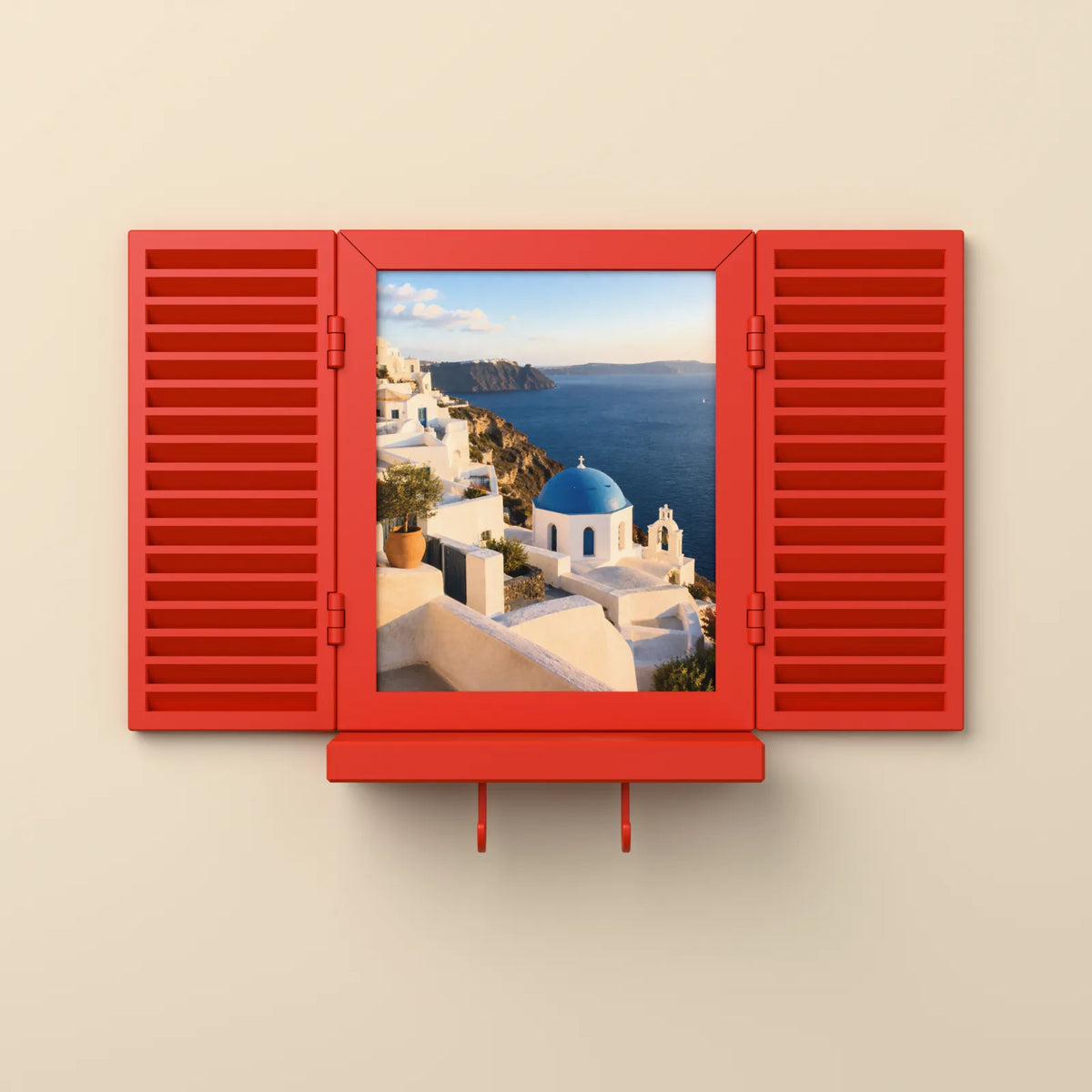framylo window frame, all Red