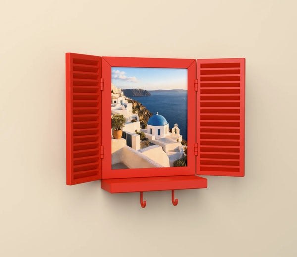 framylo window frame, all Red