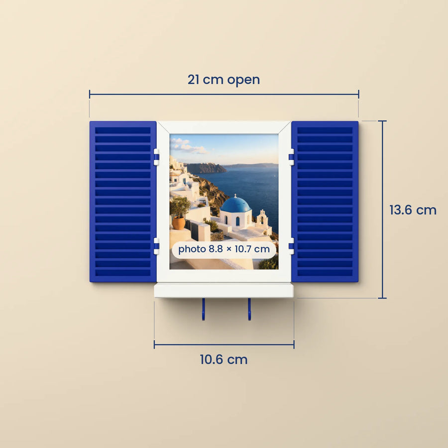 framylo window frame sizes: 21 cm wide open, 10.6 x 13.6 cm, photo 8.8 x 10.7 cm